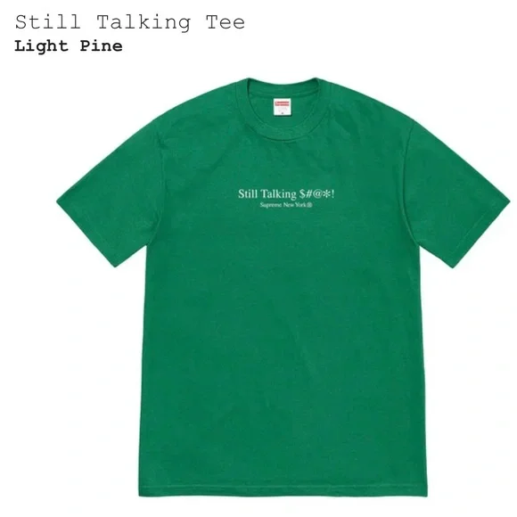 COPY - supreme - still talking tee (light pine) - Picture 1 of 4